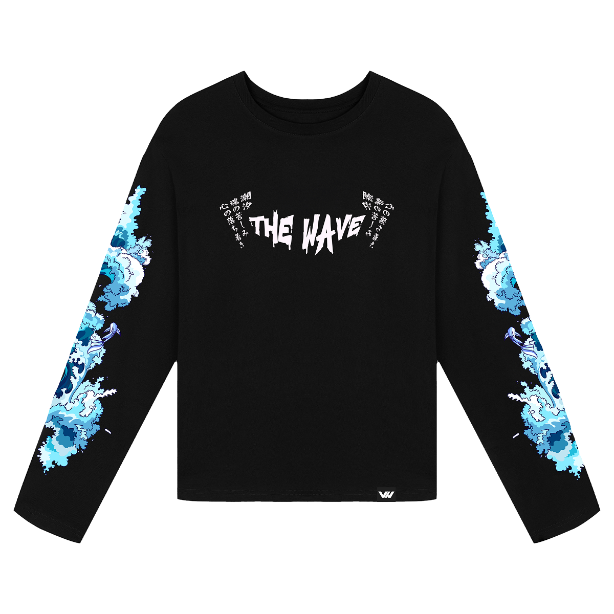 Лонгслив Волны моря